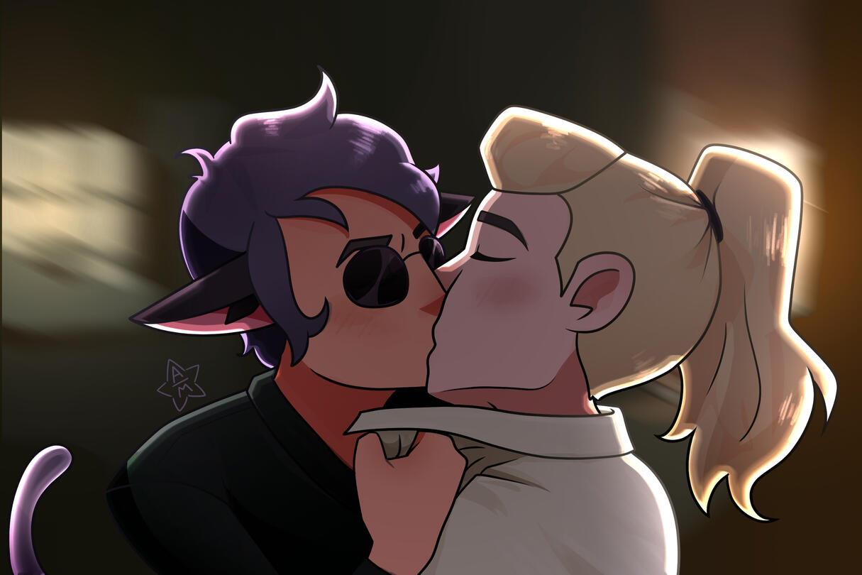 December 2023 - Catra and Adora (She-Ra) X Good Omens